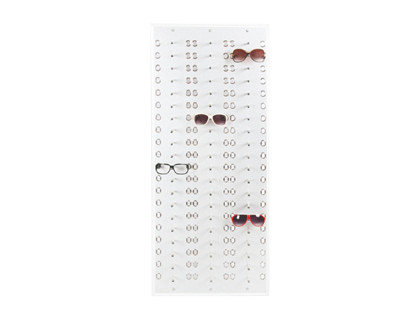 Eyewear wall mounted display rack