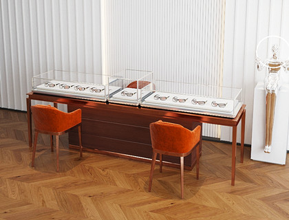 Luxury Wooden Optical display cabinet