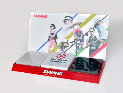 SWANS Sunglasses display Racks Japan quality Counter display Custom factory supply YJ601 