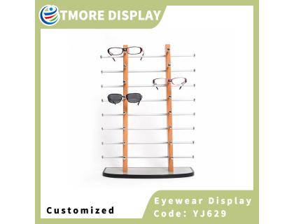 YJ629 Wooden sunglasses display holder display stand