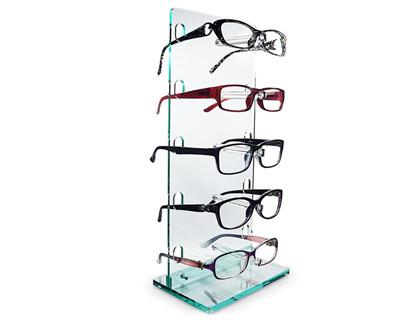 Clear Acrylic Optical Glasses display rack sunglasses display stand shelf for retail store YJ609 