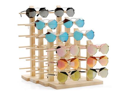 Wooden sunglasses display racks  wood glasses display stand YJ612 
