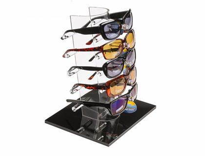 Acrylic Sunglasses display racks Glasses display stands Clear Black shelf YJ572 